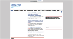 Desktop Screenshot of eritreatoday.com