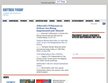 Tablet Screenshot of eritreatoday.com